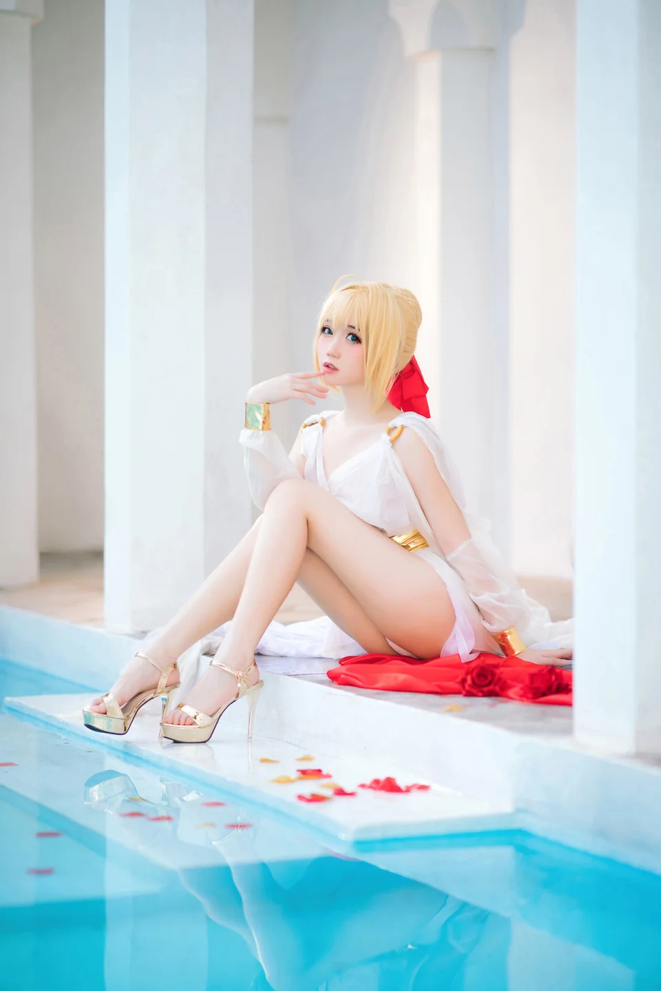 焖焖碳 - FGO·尼禄 礼服 [27P-270MB] tg@simisebaisi 【丝足阁】020.webp